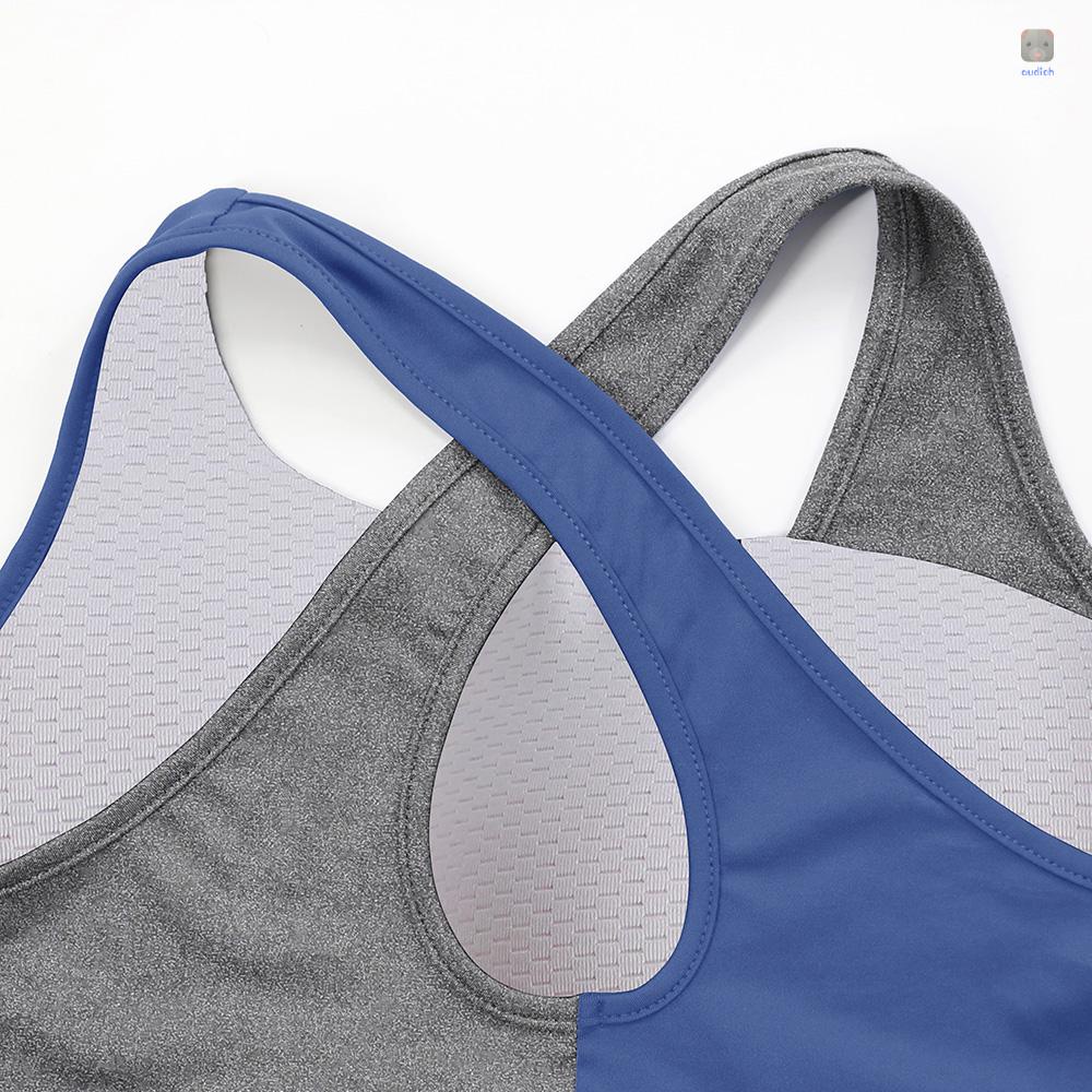 Áo Bra Thể Thao Có Mút Đệm Dây Chéo Lưng Chất Liệu Thấm Hút Khô Thoáng Nhanh Chóng