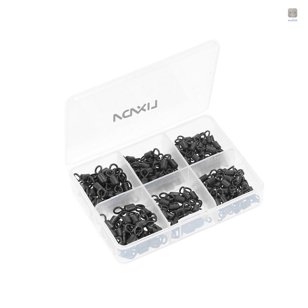 Bộ 150 Phụ Kiện Cho Máy In Lixada 150pc / lot 2# 3# 4# Móc Nối Xoay Câu Cá Chuyên Dụng