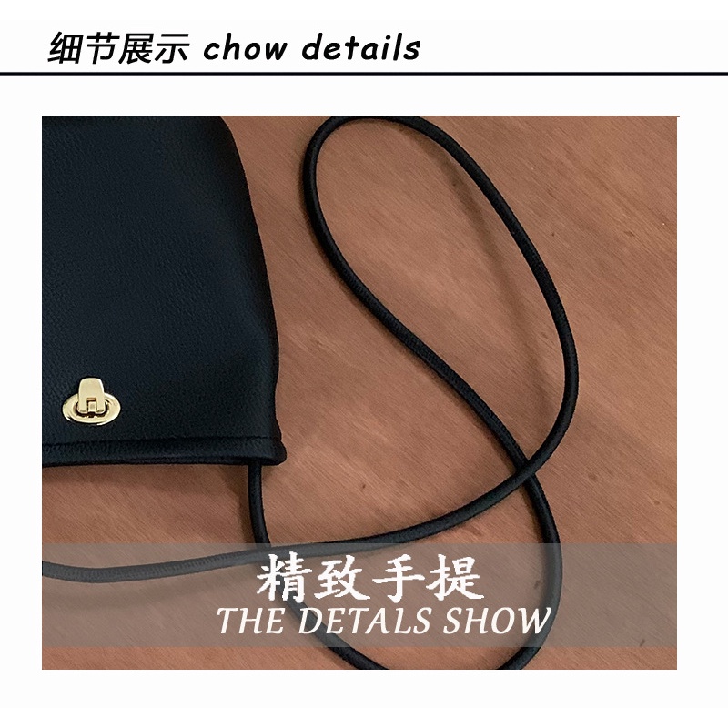 Túi Da Mềm Đeo Chéo Đựng Điện Thoại Phong Cách Hàn Quốc