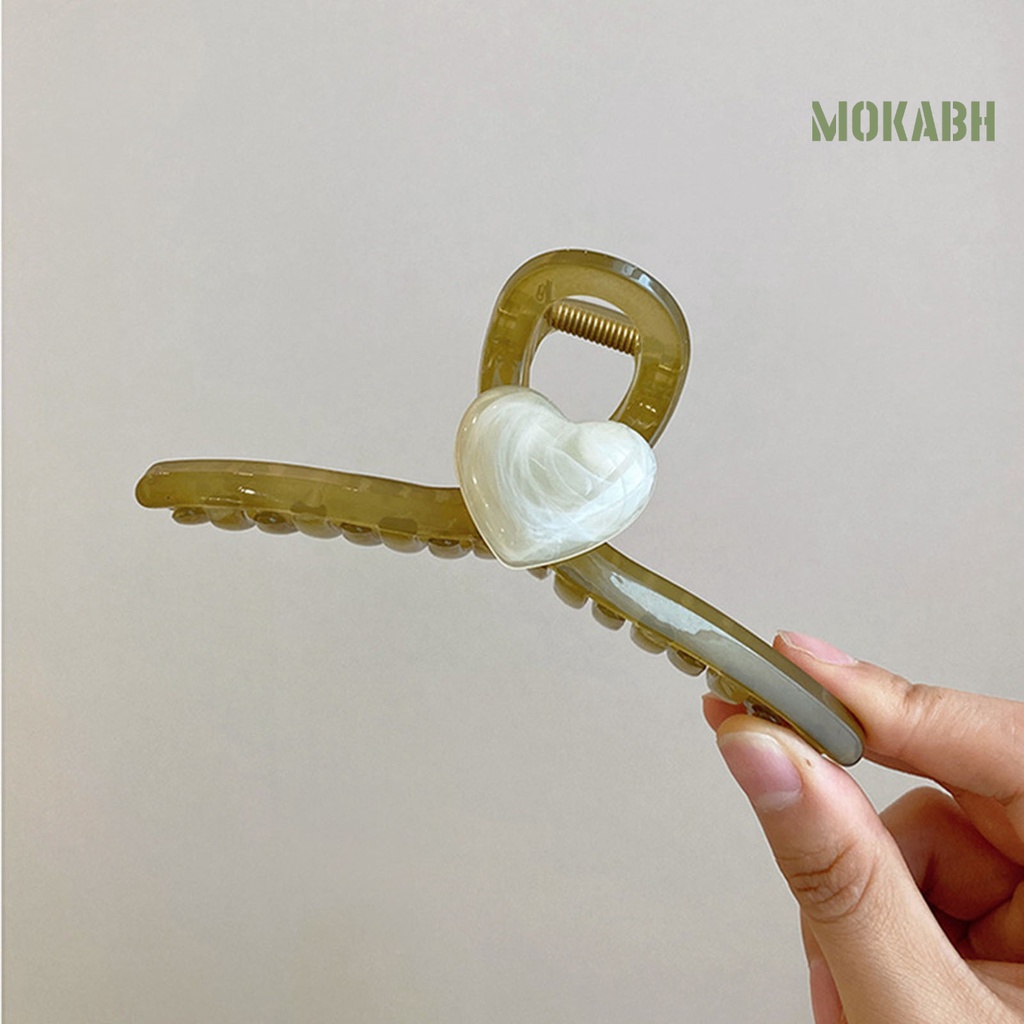 Kẹp Tóc Hình Trái Tim Chống Trượt Cỡ Lớn Thời Trang Cho Nữ