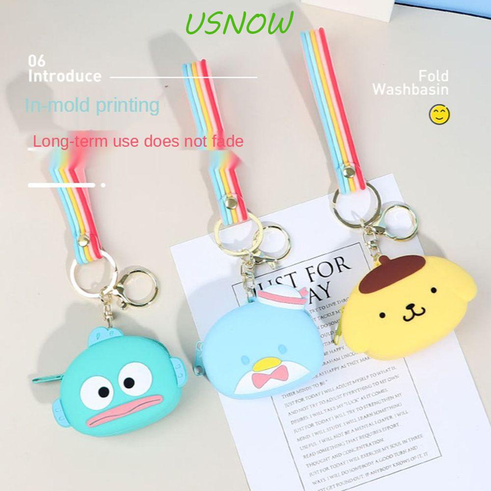 Ví Mini Cầm Tay Đựng Tai Nghe Thiết Kế Hình Động Vật Dễ Thương Cho Học Sinh