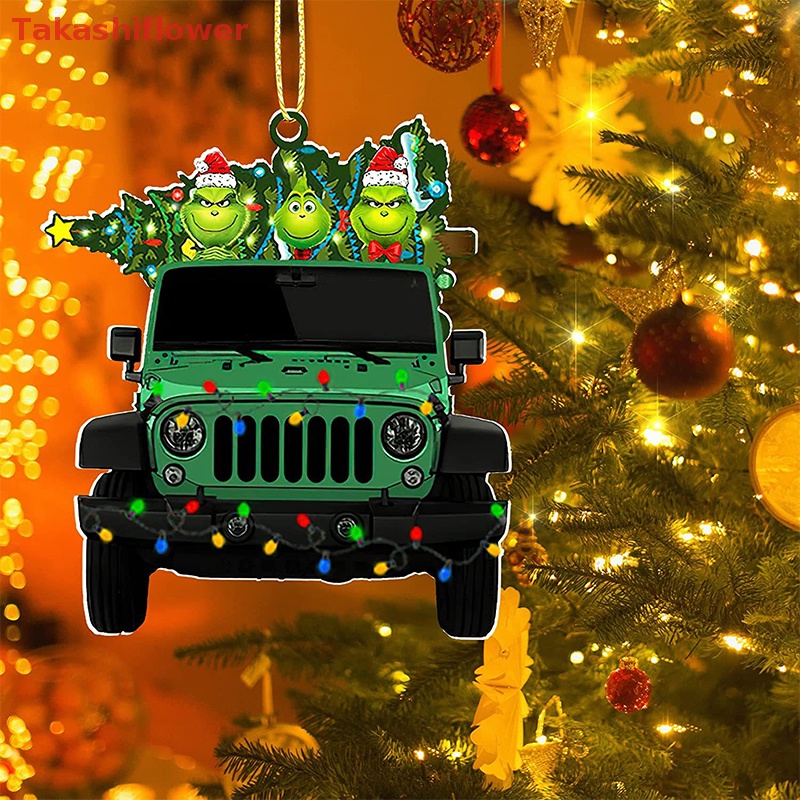 Phụ Kiện Treo Trang Trí Cây Thông Giáng Sinh Năm Mới Bằng Acrylic