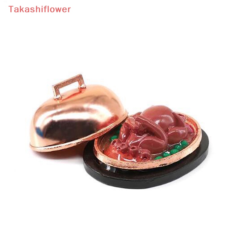 Mô Hình Đĩa Nướng Gà Tây Trang Trí Nhà Búp Bê Tỉ Lệ 1: 12