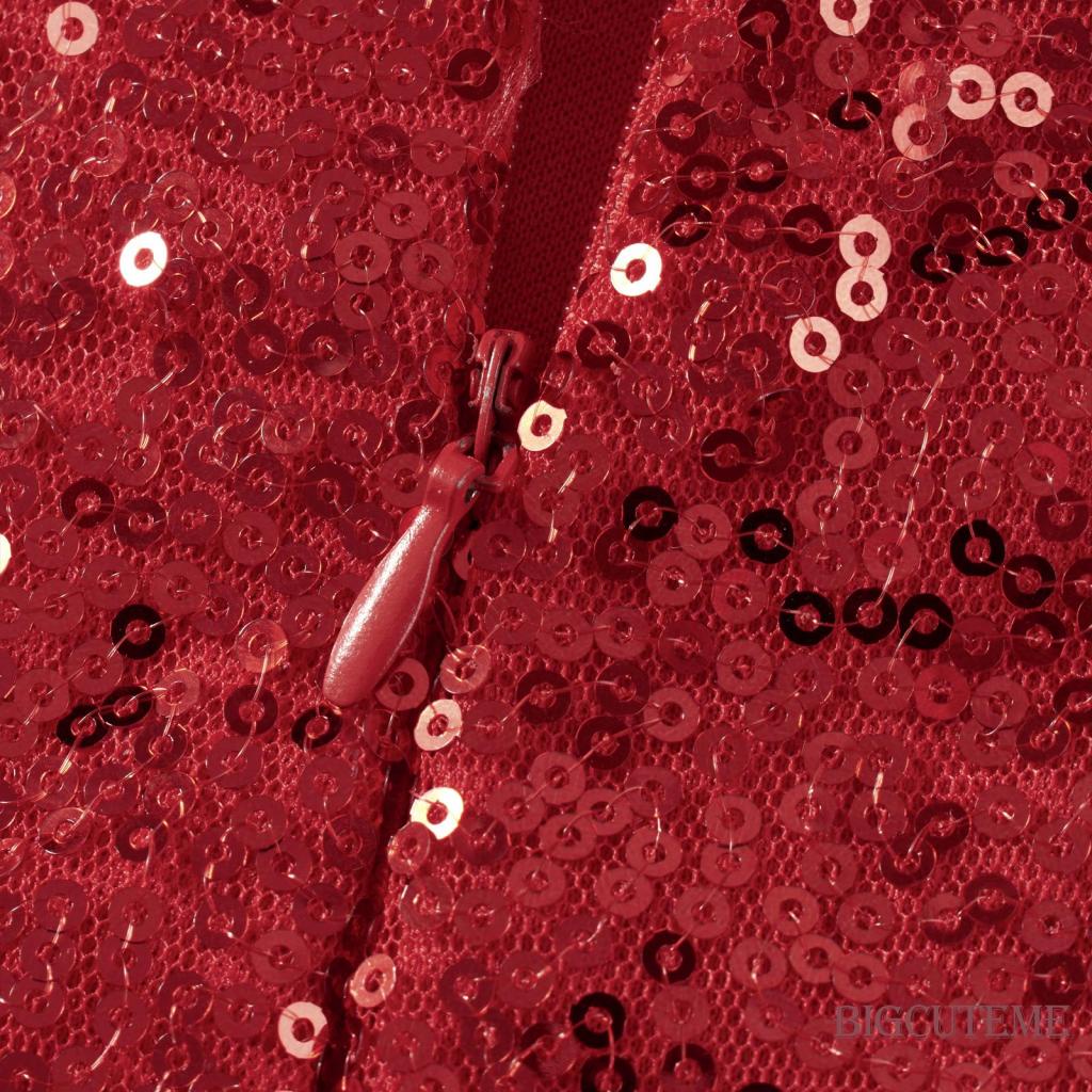 [] - Đầm Dài Không Dây Hở Lưng Dáng Ôm Đính Kim Sa Xẻ Tà Dự Tiệc Cocktail Dành Cho Nữ