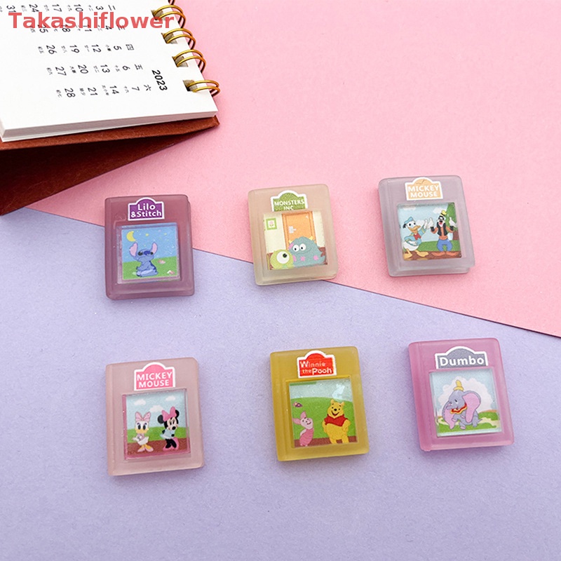 (Takashiflower) Bộ 2 Kẹp Tóc Mini Bằng Nhựa Resin Dạ Quang Cho Bảng Điều Khiển Xe Hơi
