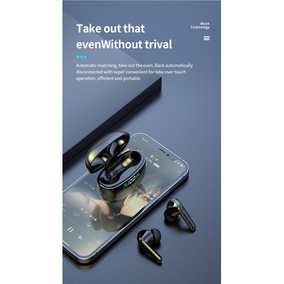 Tai nghe không dây TWS Xiaomi Redmi Air buds Pro 4 Có Mic Và Đèn LED Hiển Thị Cho IOS Android ZMUS