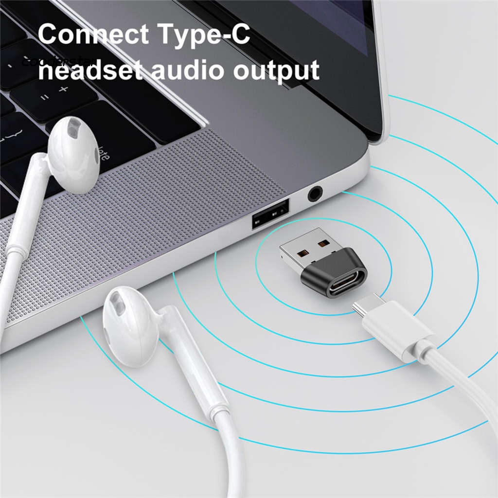 Dây Cáp Chuyển Đổi USB OTG Đực Sang Type C Chống Nhiễu Cho Điện Thoại Di Động