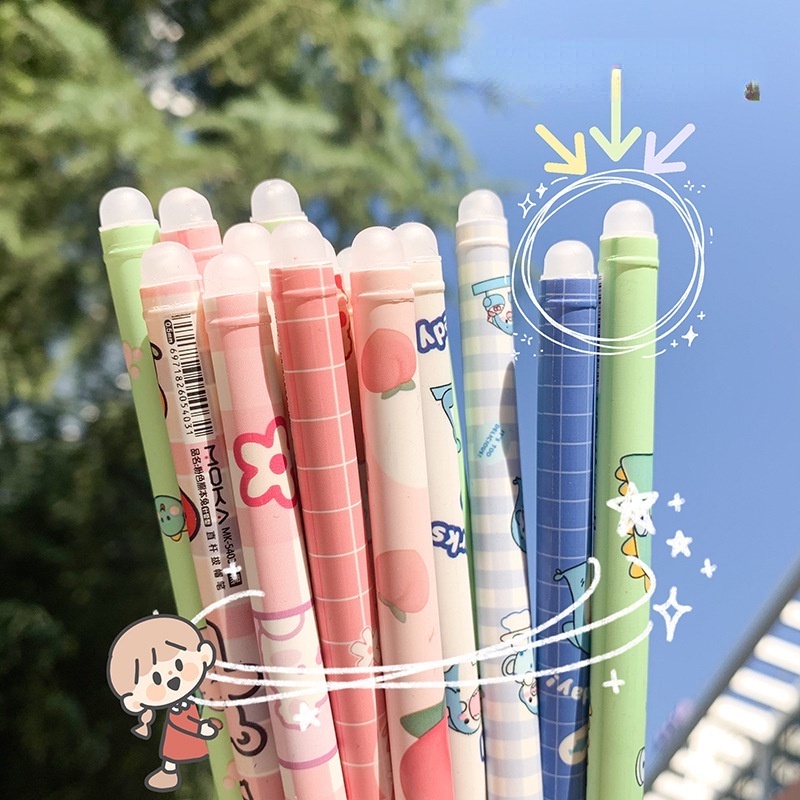 Bút Bi Mực Xanh Ngòi 0.5mm Có Thể Xóa Được