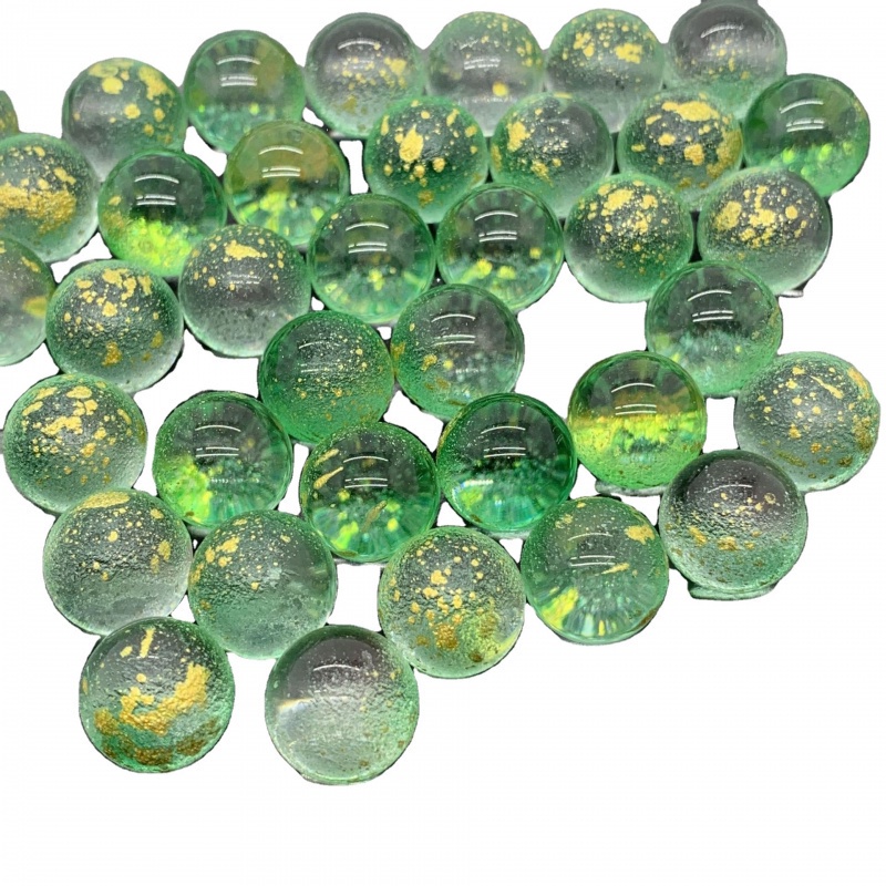 Set 50 Hạt Thủy Tinh Tròn Không Lỗ 12mm B0001 113 Làm Kẹp Tóc Thủ Công DIY