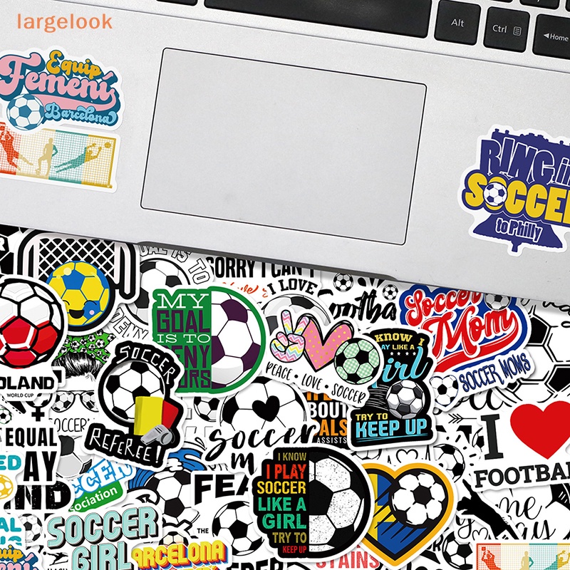 Bộ 50 Miếng Dán Trang Trí Hành Lý / Ván Trượt / Bóng Đá Họa Tiết Graffiti Dễ Thương