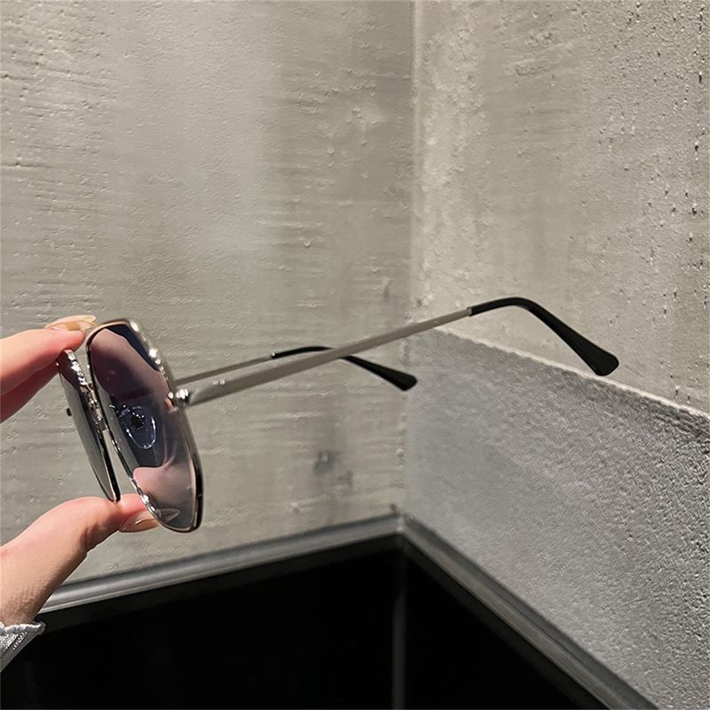 Đa giác kim loại Hàn Quốc kính râm