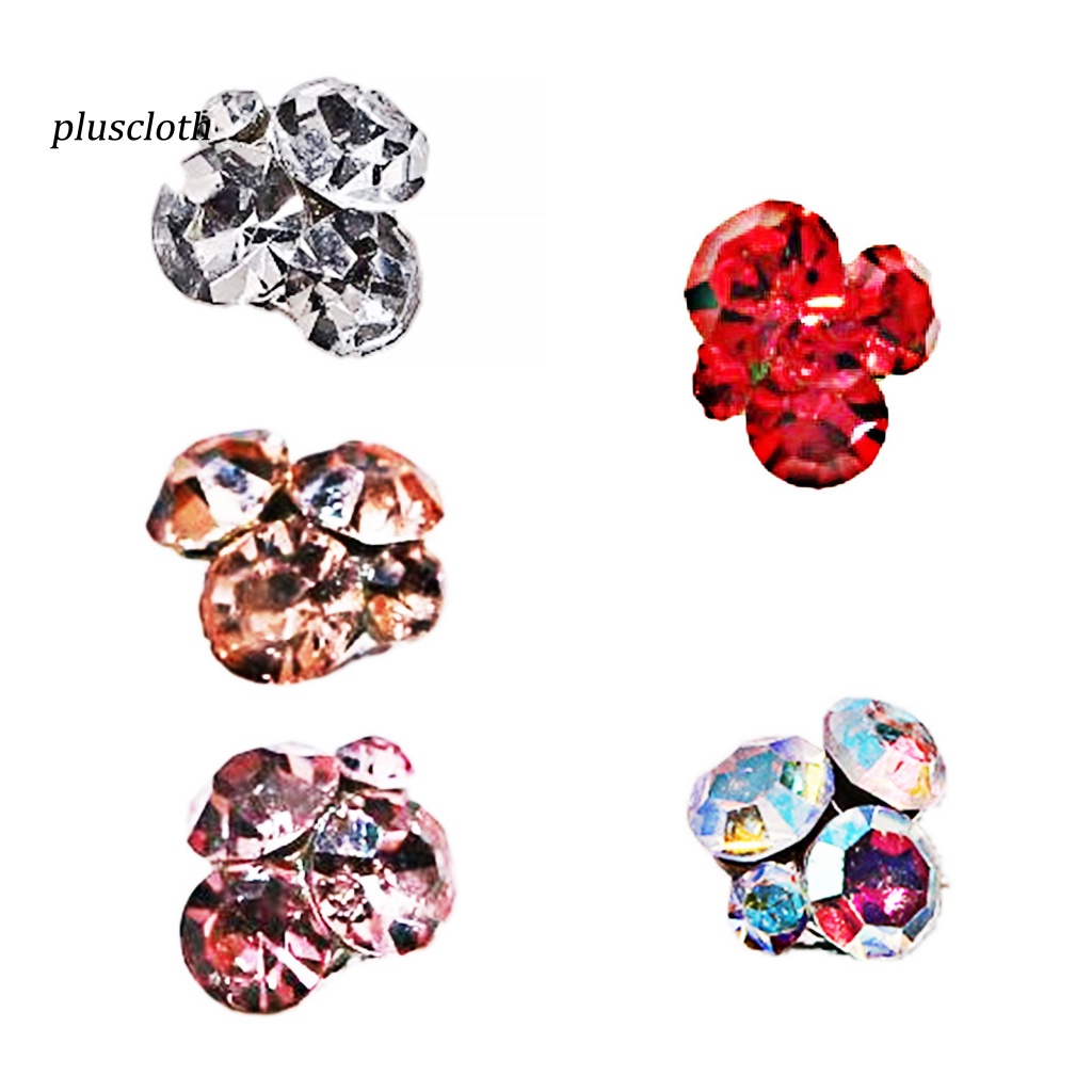 Bộ 5 Hạt Đá 3D Lấp Lánh Đính Móng Nghệ Thuật