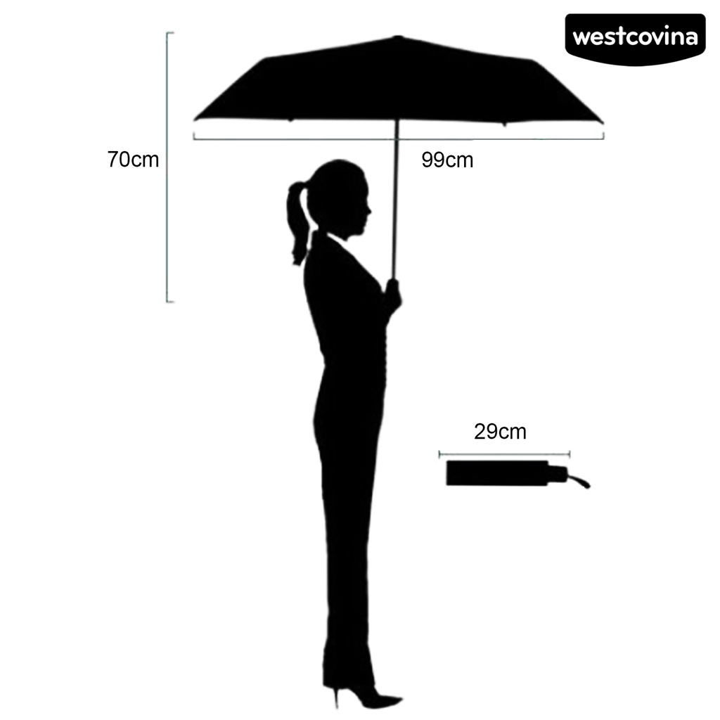 [COD]☁Dù Gấp Ba Khúc Tự Động Bằng Polyester Che Mưa Gió Toàn Diện