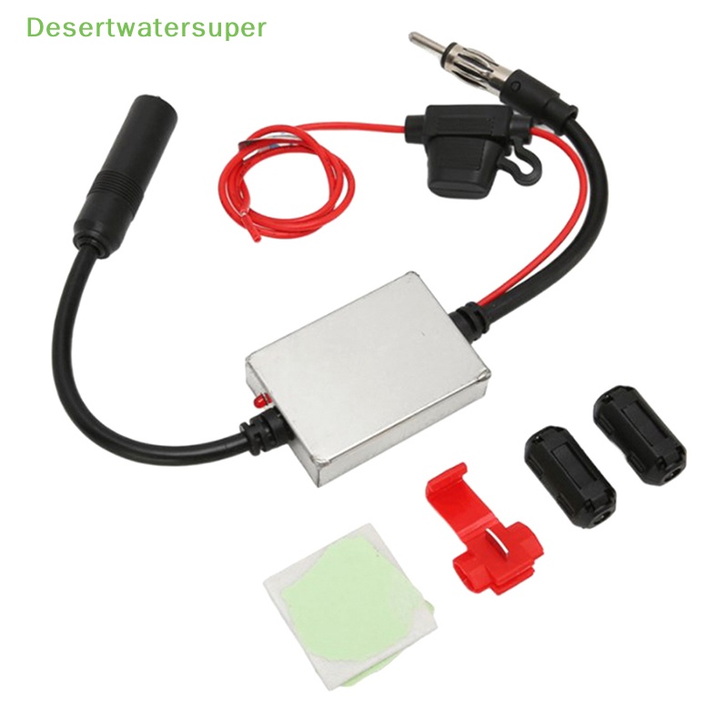 Ăng Ten Khuếch Đại Tín Hiệu FM 88-108 Mhz 12V Cho Xe Hơi