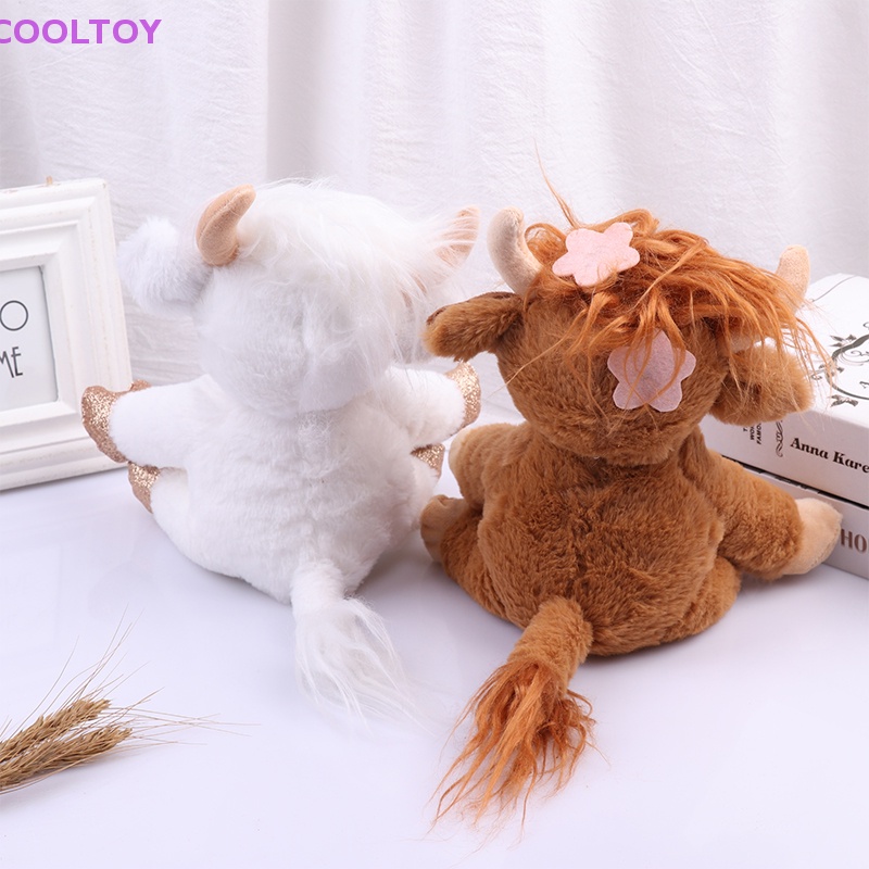 Bò Nhồi Bông Mềm Mại Trang Trí Nhà Cửa