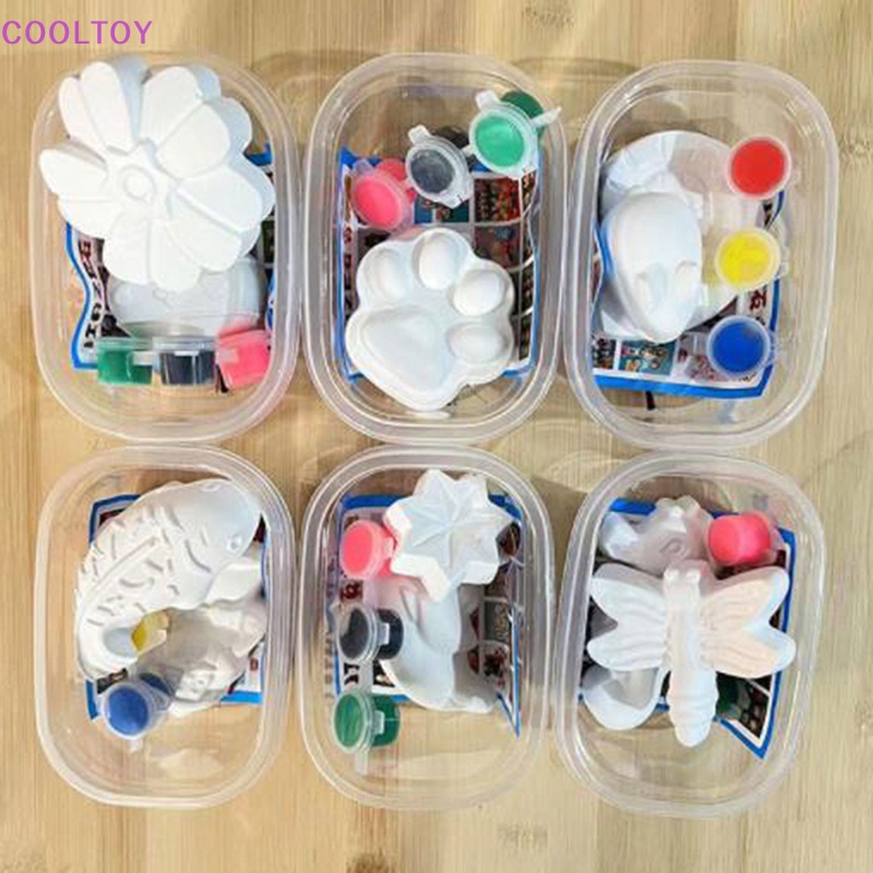Cooltoy Hộp Quà Đồ Chơi Búp Bê Thạch Cao Vẽ Tay DIY Chuyên Nghiệp Sáng Tạo Cho Trẻ Em