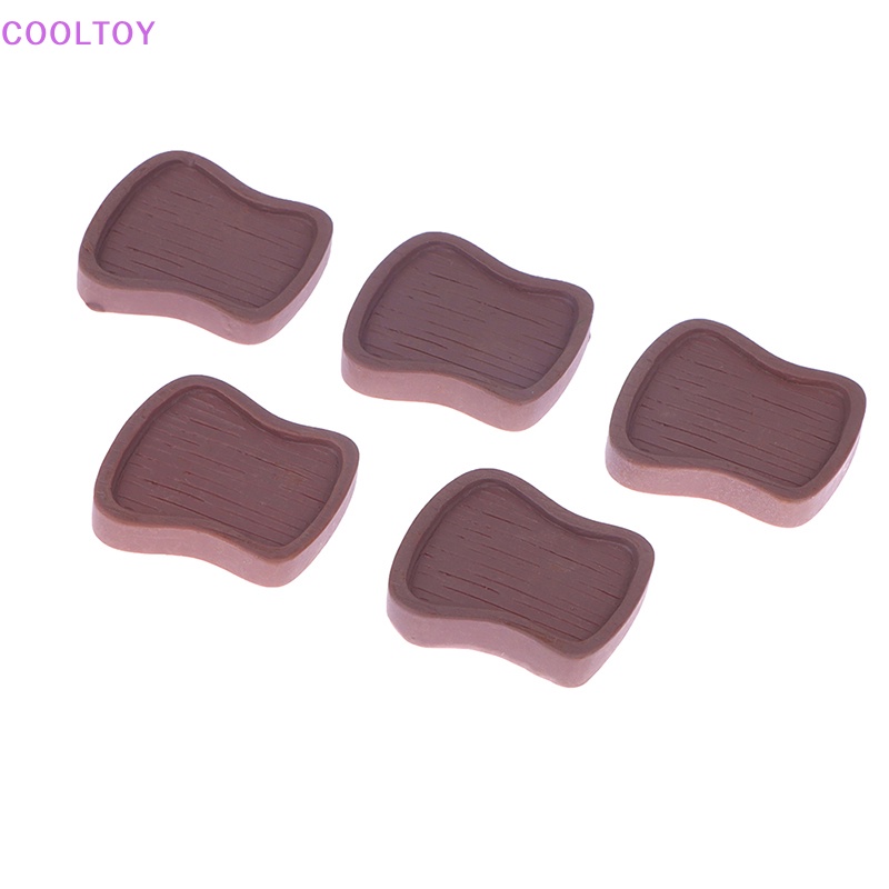 Cooltoy Set 5 Khay Gỗ Mini Nhiều Màu Sắc Trang Trí Nhà Búp Bê