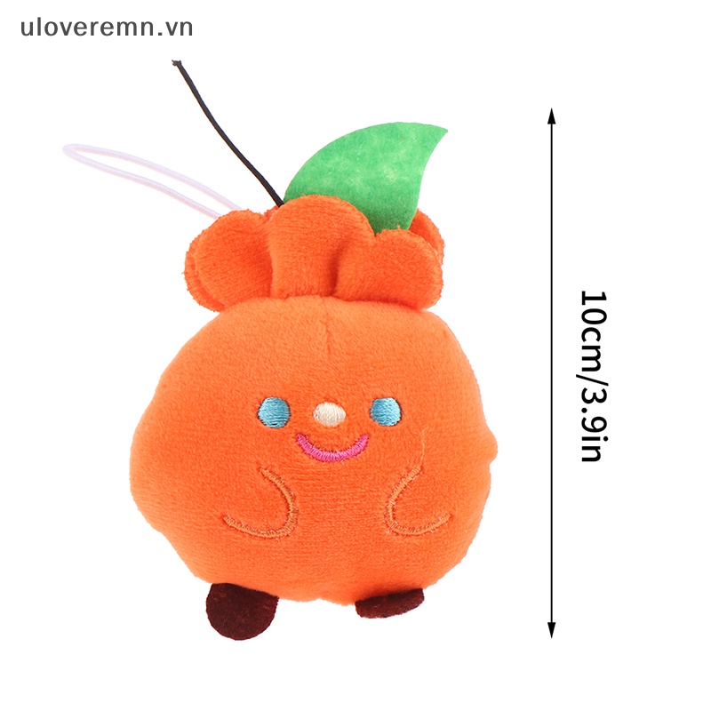 1 Búp Bê Nhồi Bông Hình Trái Cây Hoạt Hình Đáng Yêu Trang Trí Ba Lô / Móc Khóa