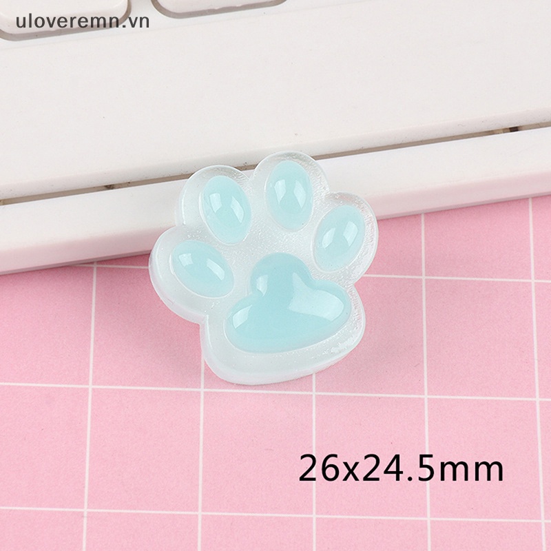 Set 5 Móng Vuốt Mèo Dạ Quang Màu Sắc Ngẫu Nhiên