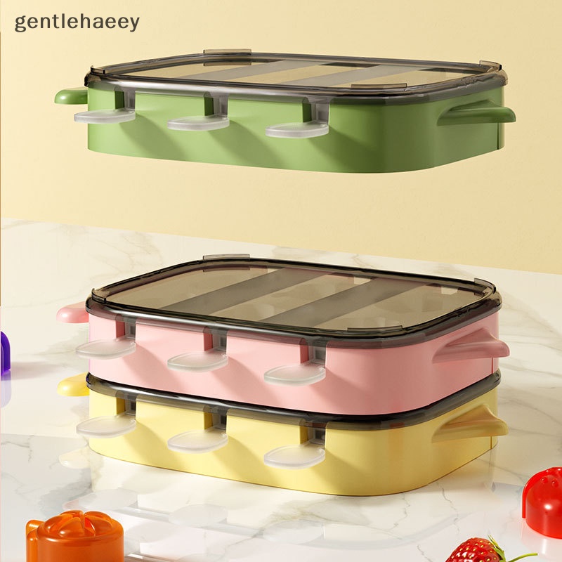 Khuôn Làm Kem Que Kiểu Hoạt Hình Xinh Xắn Tiện Dụng