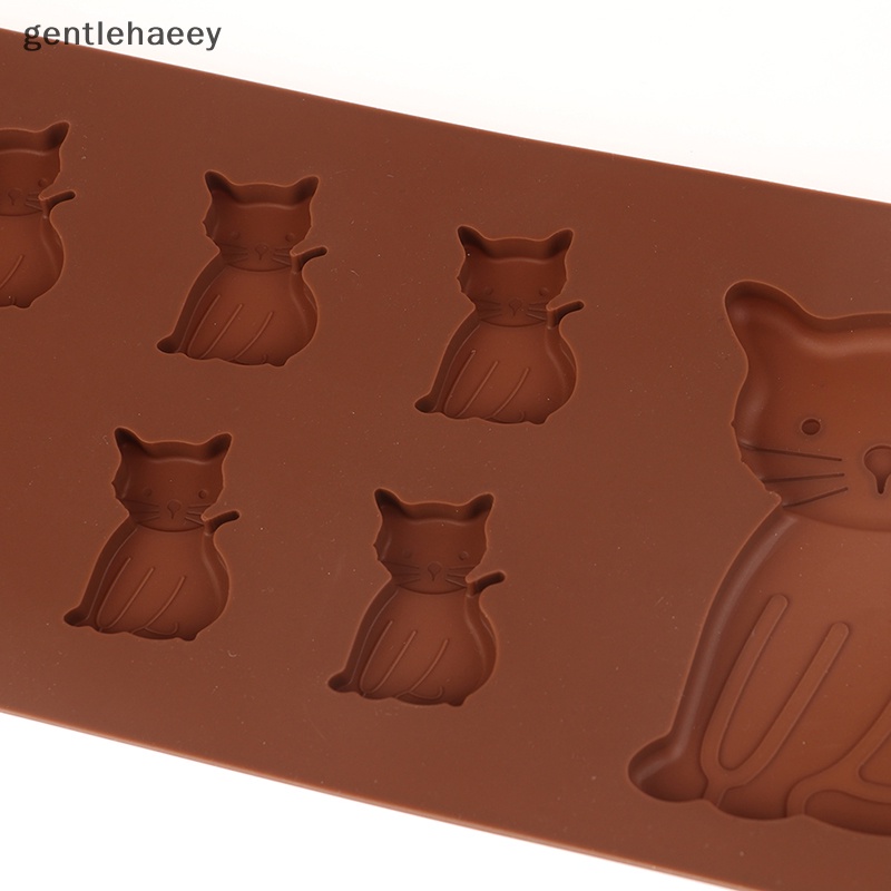 1 Khuôn Làm Bánh 7 Ngăn Hình Mèo Con Đáng Yêu