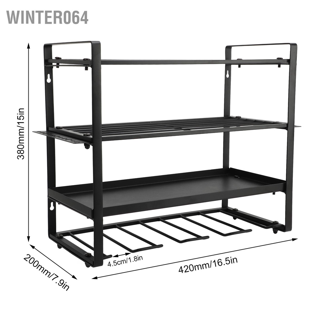 Winter064 Dụng Cụ Điện Tổ Chức Nặng Chắc Chắn 4 Lớp Giá Để Đồ Cho Nhà Xe Phòng Xưởng Đổ Pegboard