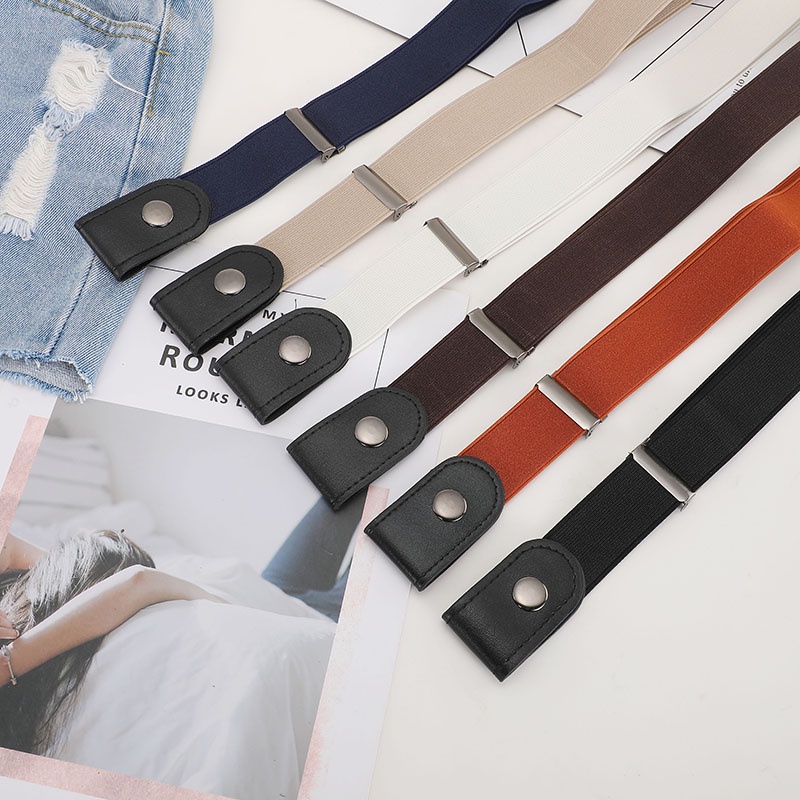 Thắt Lưng Co Giãn Không Khóa Cài Cho Quần Jean / No / Thắt Lưng