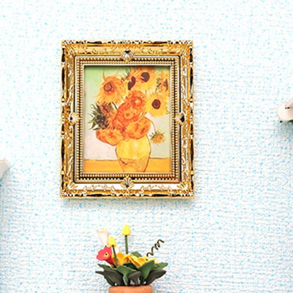 CHOOKEY Khung Ảnh Nhựa 4 Kiểu Tỉ Lệ 1 / 12 Trang Trí Nội Thất