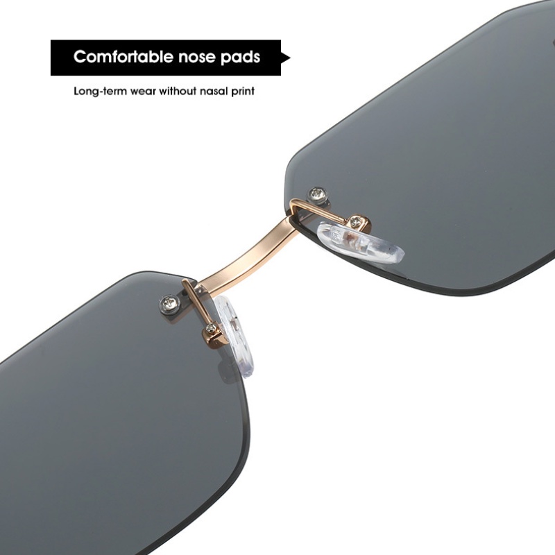 Kính Mát Gọng Gỗ Hình Chữ Nhật Thời Trang Cho Nam Nữ