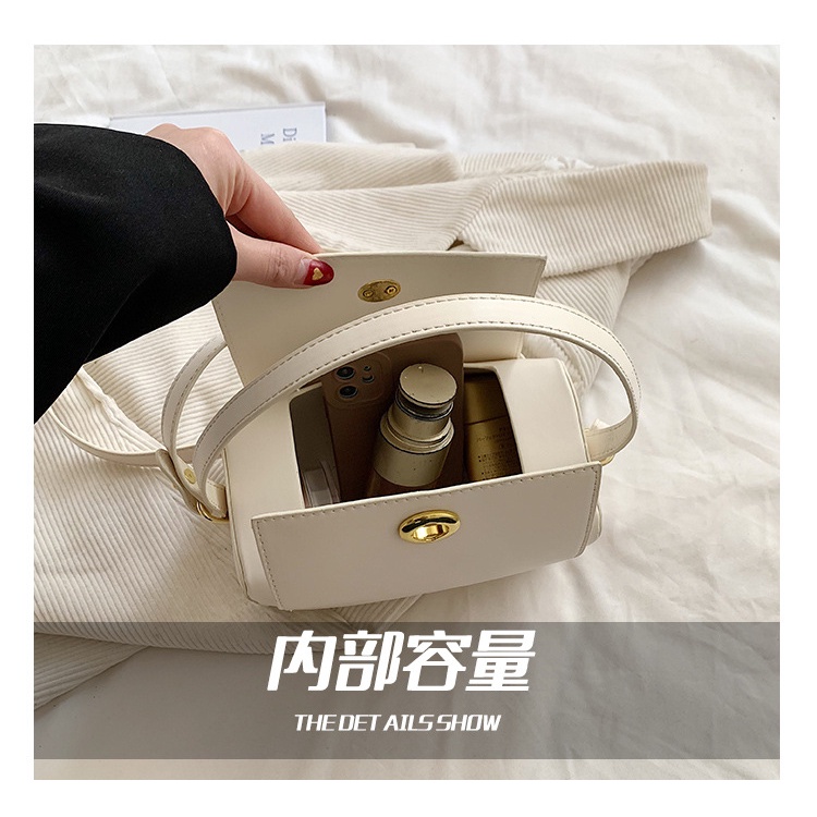 Túi Hộp Vuông Nhỏ Đeo Chéo Vai Phong Cách retro Hàn Quốc