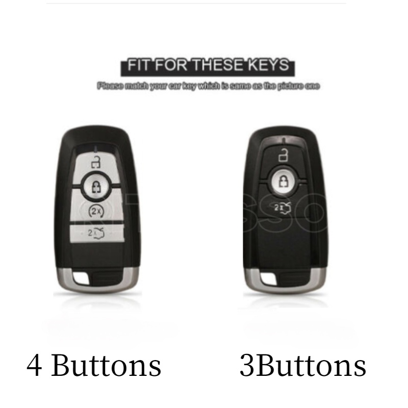 Vỏ Bọc Chìa Khóa Xe Hơi Bằng Hợp Kim Kẽm Cho Ford F-150 F-250 F-350 2018 2017 Fusion Mustang Explorer