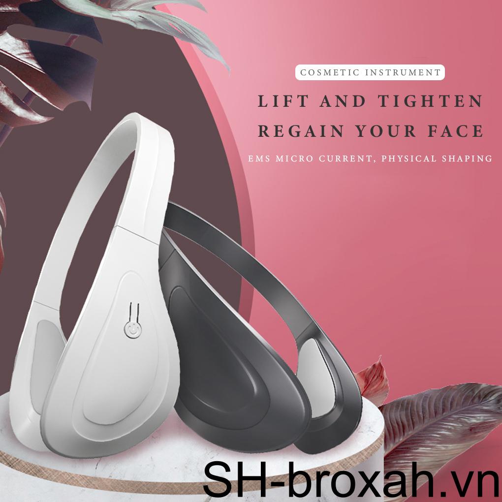 Máy Mát Xa Nâng Cơ Mặt Tạo Cằm Chữ V Màu Đen