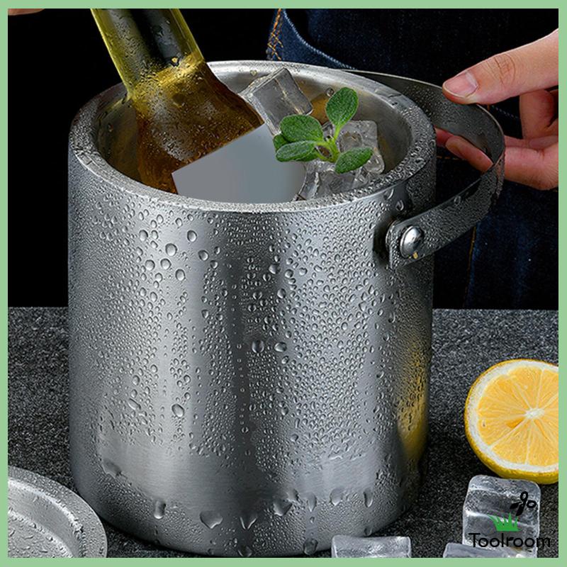 Xô Đựng Đá Bằng Thép Không Gỉ 1.6L Tiện Dụng Cho Tiệc Cocktail