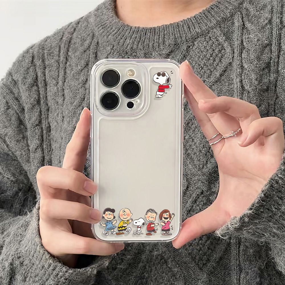 ✅Ốp Điện Thoại Mềm Chống Sốc In Hình Snoopy Cho Iphone 1278 Plus 6In 14 Pro 1311 J7GY