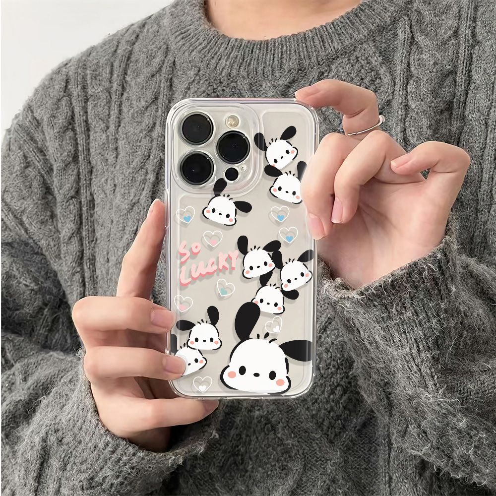 ✅Ốp Điện Thoại Dẻo Họa Tiết Chú Chó Pacha Đơn Giản Chống Sốc Cho Iphone 11 14pro 13 78Iphone126In VYZF