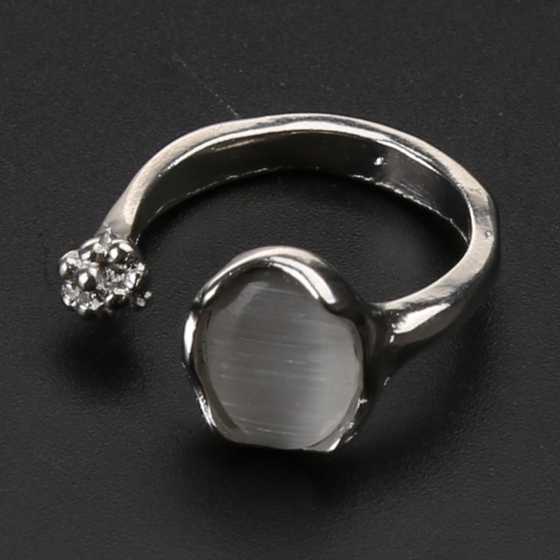 Nhẫn Đính Đá Opal Kiểu Dáng Vintage Dành Cho Nữ