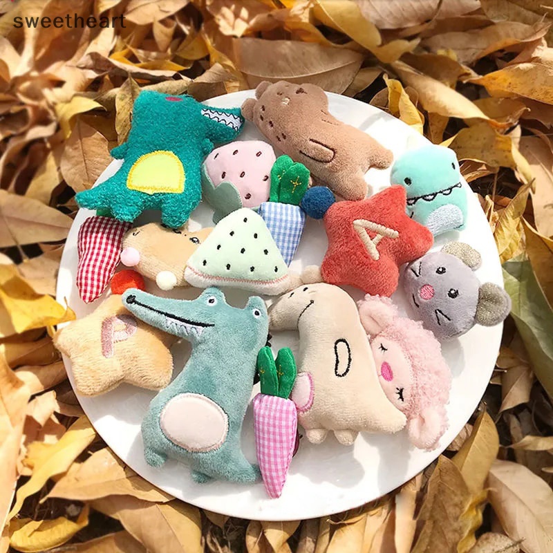 10pcs động vật dễ thương búp bê sang trọng 5-6cm Kawaii Thỏ Gấu Panda nhồi đồ chơi mini cô gái sang trọng Claw Máy búp bê phụ kiện búp bê nhỏ cho búp bê kẹp máy mini đồ chơi mới