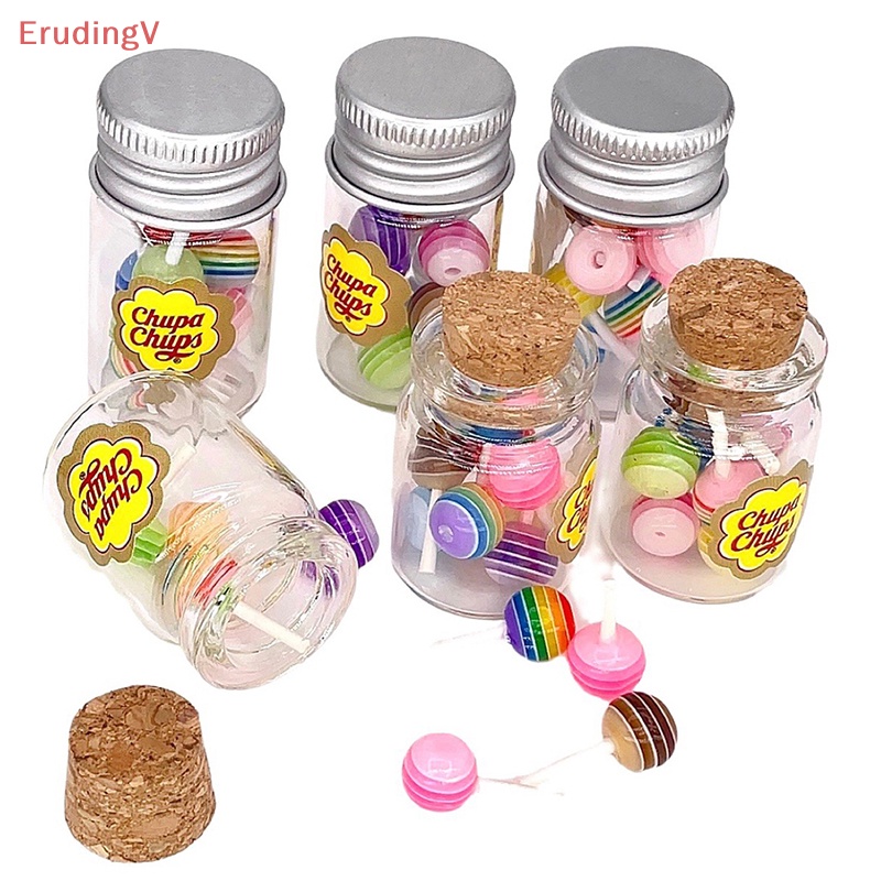 [ErudingV] Mô Hình Kẹo Mút Đóng Hộp Mini Trang Trí Nhà Búp Bê Thu Nhỏ [Mới]