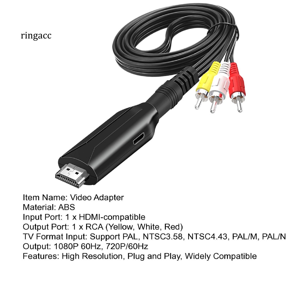 Bộ Chuyển Đổi Video RGA Độ Phân Giải Cao Hỗ Trợ Tín Hiệu 1080P 1