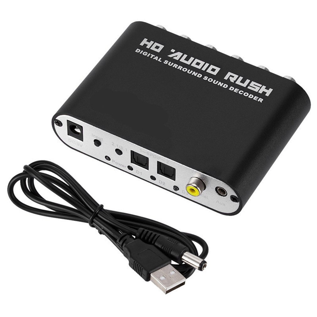 Sound Decoder Audio Decoders Digital Converter Optical Spdif Coaxial To 5.1Chog Converters [Q/6]