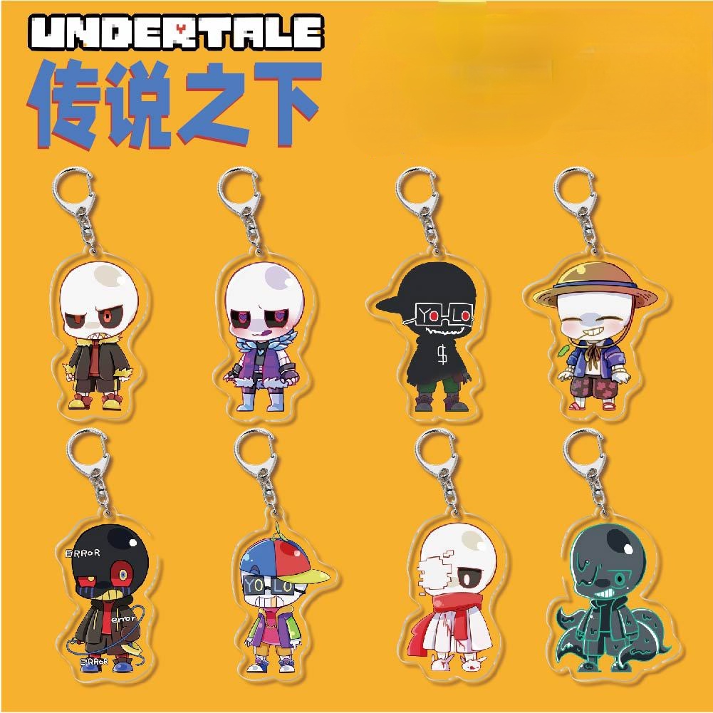 Móc Khóa Acrylic Hình Nhân Vật Game Undertale