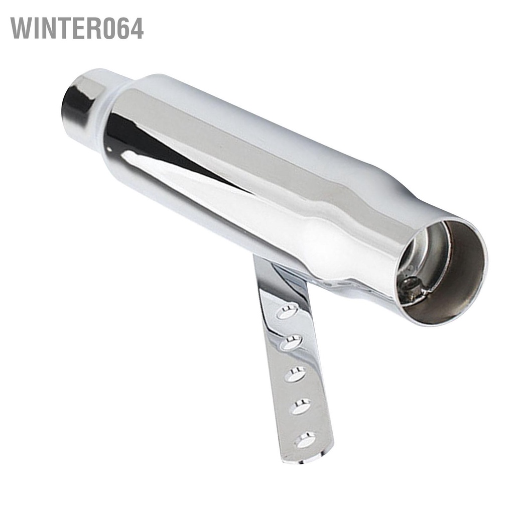 Winter064 Ống Xả Xe Máy Thép Không Gỉ Giảm Tiếng Ồn Bịt Hãm Thanh Đa Năng Cho