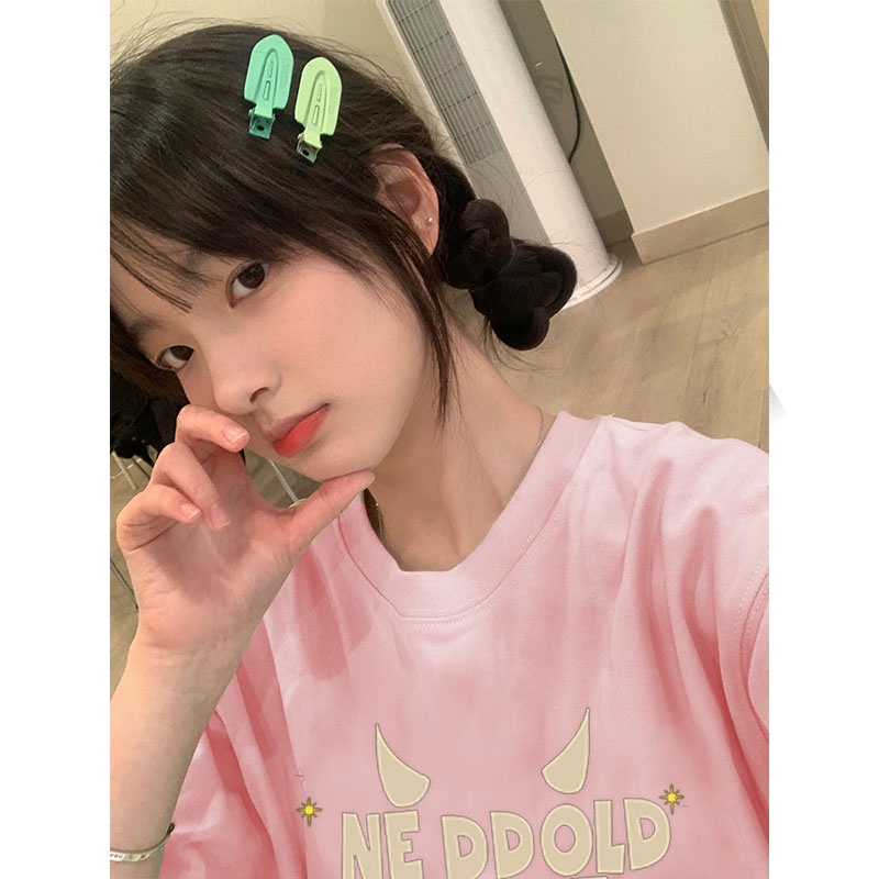 NRVP Áo Thun 100% Cotton Tay Ngắn Phong Cách Hàn Quốc Mới