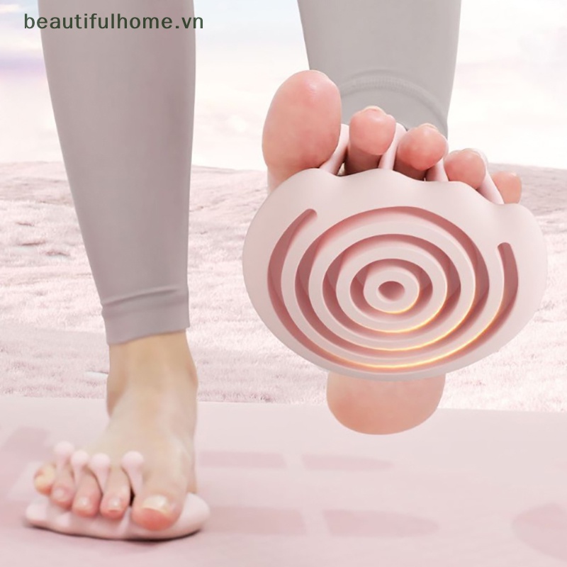 1 Cặp Dụng Cụ Chia Ngón Chân Chỉnh Hình Vòm Hỗ Trợ Tập Yoga / Thể Hình