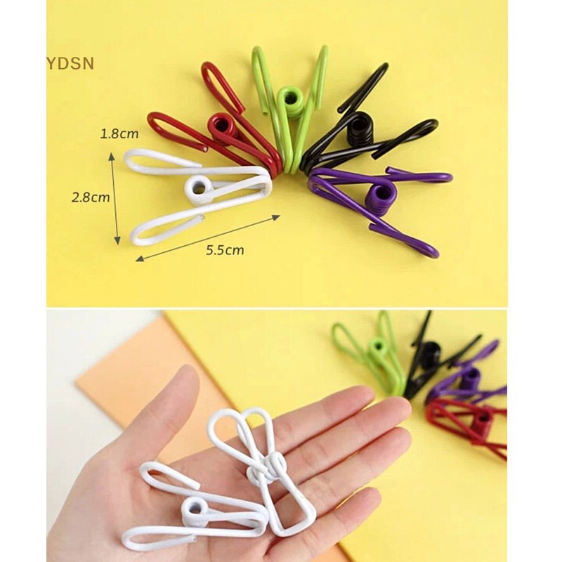 Bộ 10 Kẹp Phơi Quần Áo Bằng Kim Loại