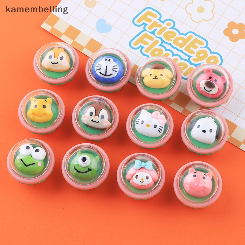 Keo Dán Trang Trí Kẹp Tóc / Điện Thoại Hình Hoạt Hình Gashapon Ngẫu Nhiên DIY