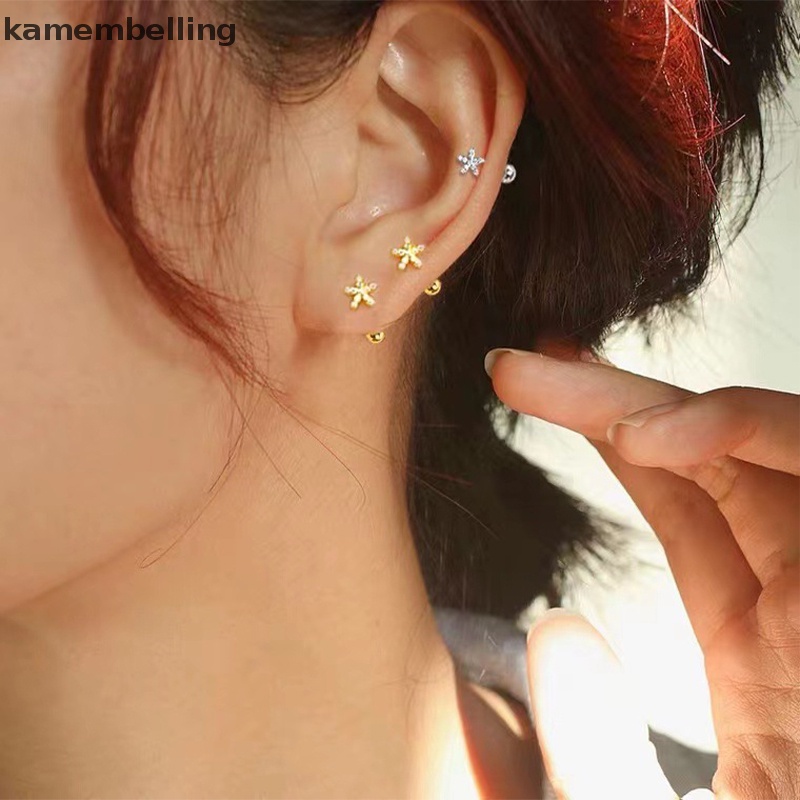 1 Đôi Bông Tai Hình Hoa Xoắn Ốc Cho Nữ