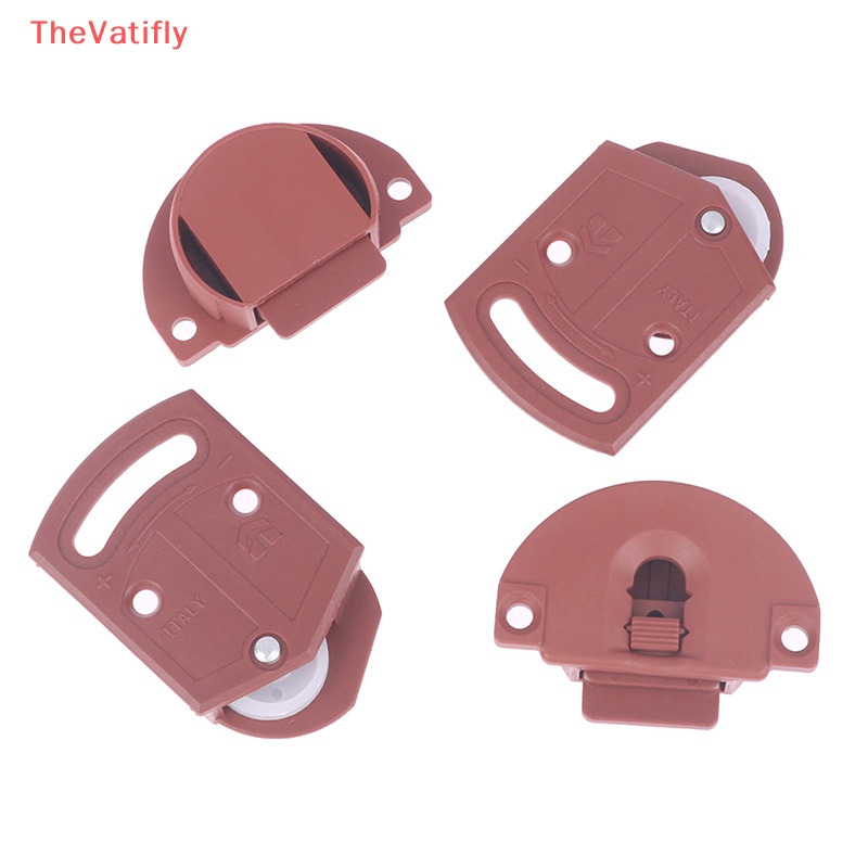 Bộ 2 Cặp Bánh Xe Ròng Rọc Đơn Bằng ABS Phong Cách Cổ Điển Cho Nội Thất Tủ Và Tủ Chén