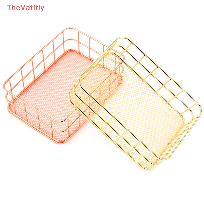 Giá Đỡ Bút / Cọ Trang Điểm Bằng Sắt Màu Vàng Kim Phong Cách Bắc Âu Tiện Dụng Cho Văn Phòng