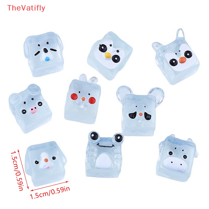 [Thevalifly] Set 5 Móc Khóa Mặt Đá Nhỏ Phát Sáng